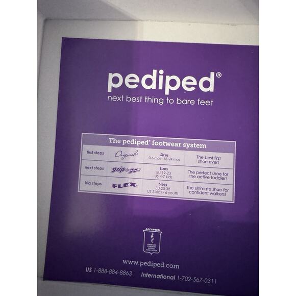 PediPed Infant 0-6 Month Mary Janes Navy Blue Leather Dress Shoes Butterfly NWT - Picture 12 of 12